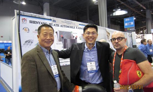  我公司董事长、总经理赴美参加拉斯维加斯汽配展 