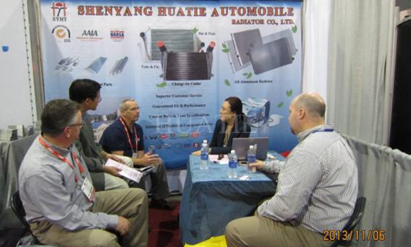  我公司董事长、总经理赴美参加拉斯维加斯汽配展 